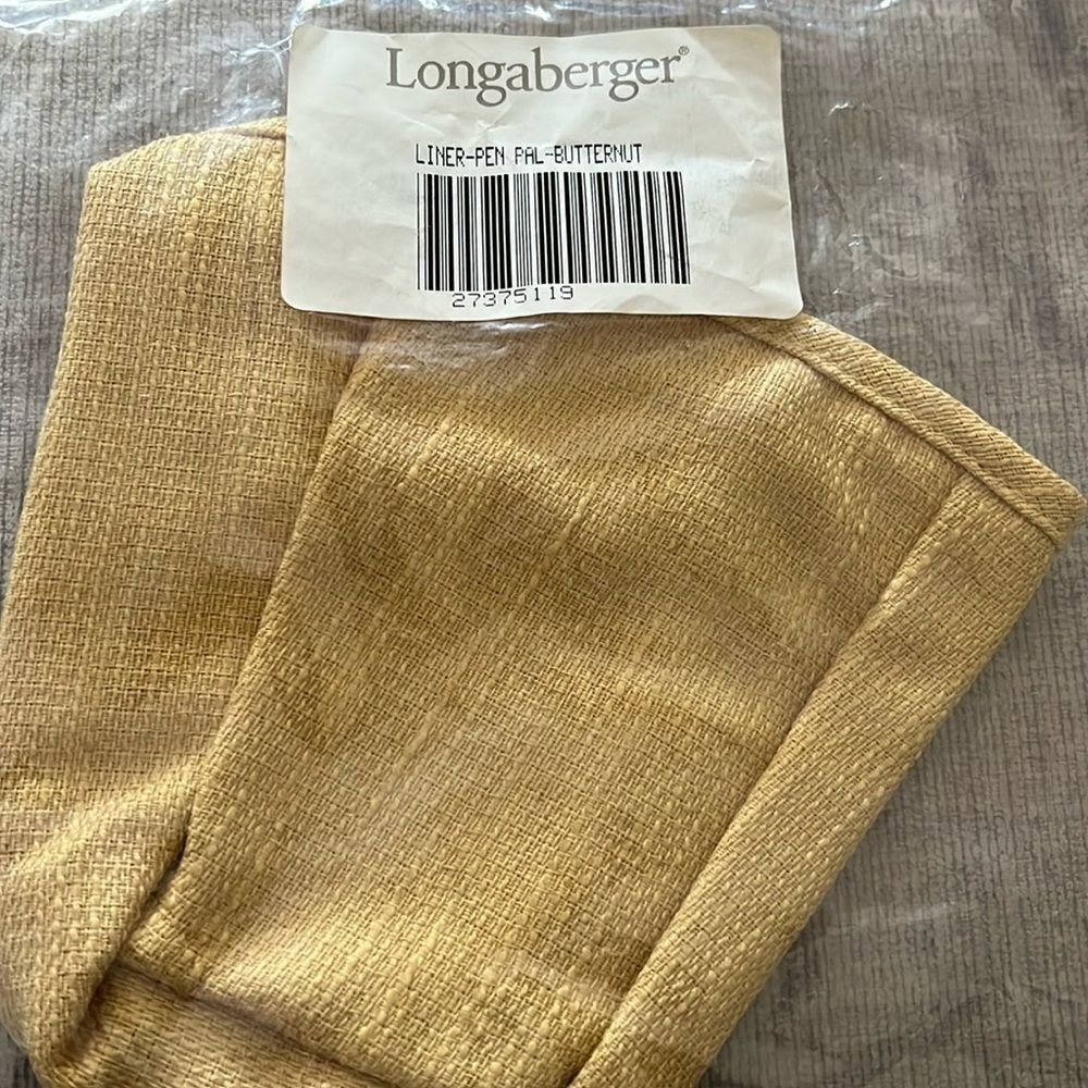 Longaberger Pen Pal Basket Liner (Butternut)